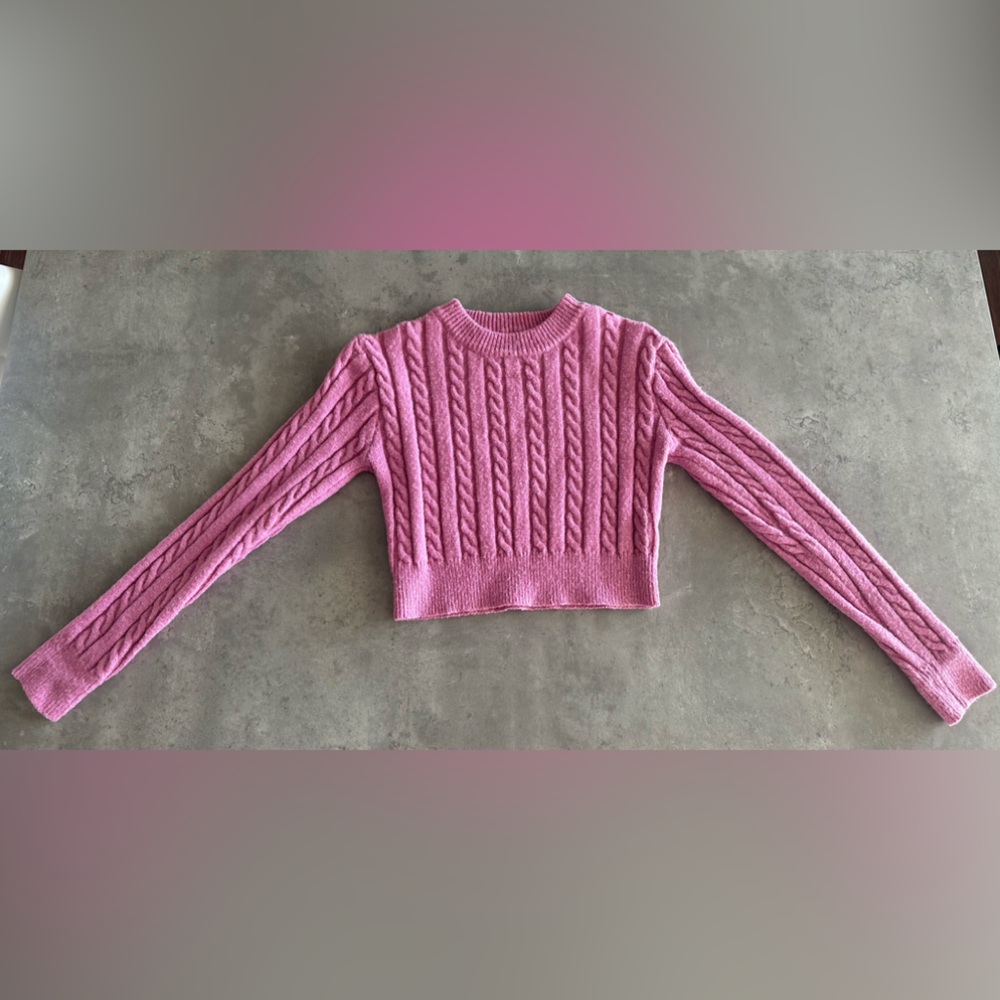 Pink sweater